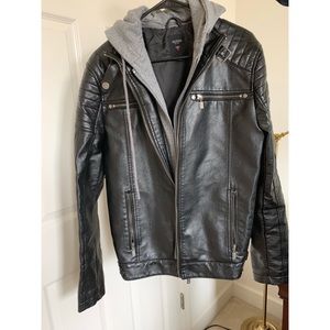 Guess Man’s Leather Jacket